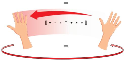 AMICA OKP6547SW - Ovládání gesty - 3