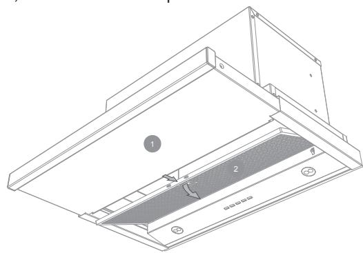 NOVY 655 - Accès au filtre à graisse - 1