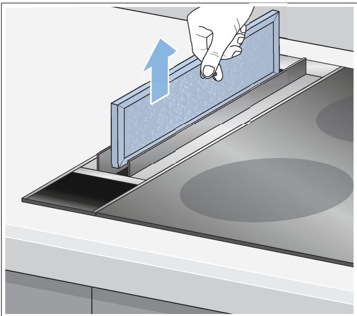 NEFF I91VT44N0 - Retirer le filtre métallique à graisse - 2
