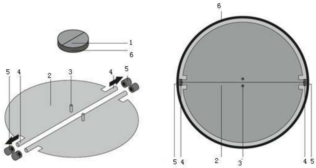 ROSIERES RMB9600/1IN - MOUNTING OF THE V-FLAP ( Optional ) - 1