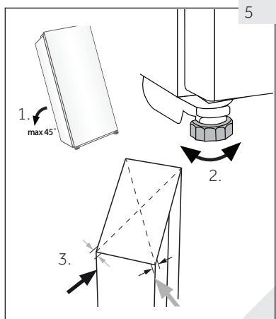 HAIER HWS84GA - Colocacion del aparato - 1