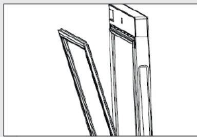 HAIER HWS84GA - Limpie la junta de la puerta: - 1