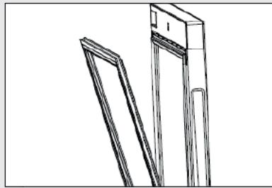 HAIER HWS84GA - Clean the door gasket: - 1