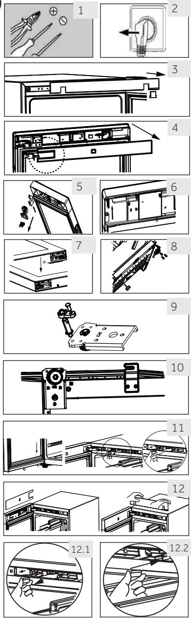 HAIER HWS84GA - Étapes de montage(sauf HWS49GAE,HWS66GGE) - 1