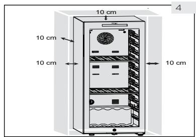 HAIER HWS84GA - Espacio de ventilación - 2