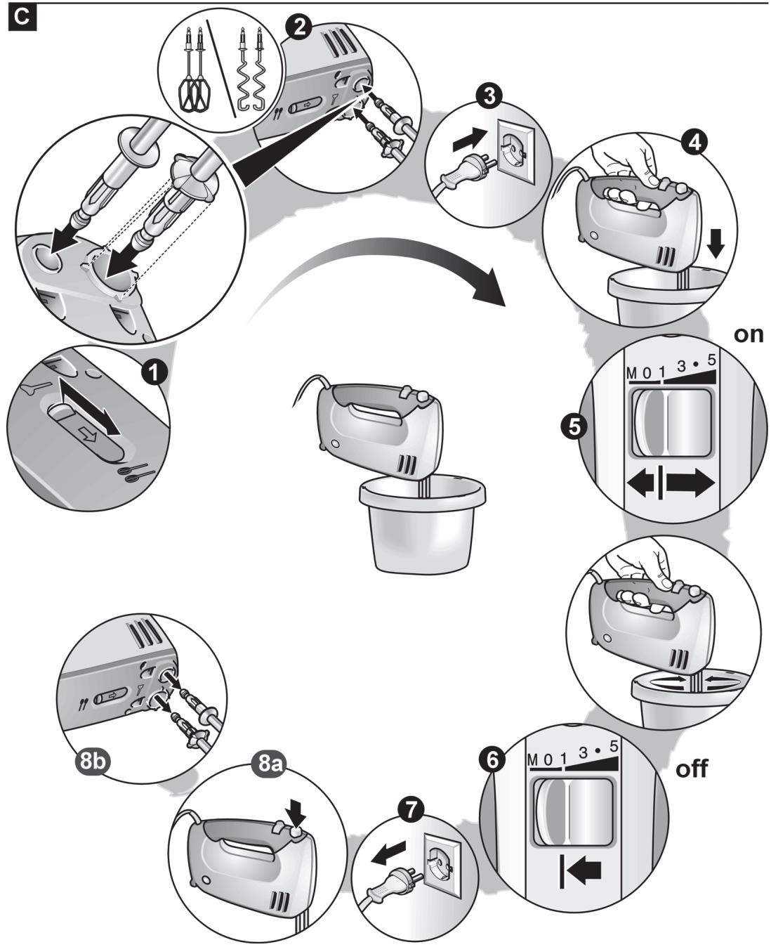BOSCH MFQ36470  -  MFQ 36470 -   -   -   -   -   -   -  MFQ36470--B - Robert Bosch Hausgeräte GmbH - 6