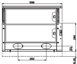 FRANKE FTC 601 BK GL - FTC 601 GR XS - Platzbedarf - 4