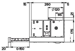 FRANKE FTC 601 BK GL - FTC 601 GR XS - Platzbedarf - 3