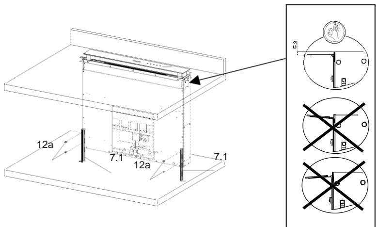FRANKE DOWNDRAFT FDW 908 IB XS B - Varoitus: - 1
