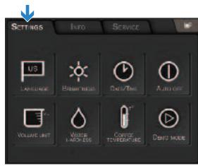 KRUPS ESPRESSERIA EA9000 - SETTINGS - 1