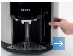 KRUPS ESPRESSERIA EA9000 - Principais operações do aparelho - 5