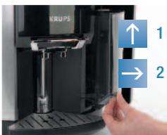 KRUPS ESPRESSERIA EA9000 - Principales operaciones de manipulación del aparato - 4
