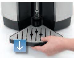 KRUPS ESPRESSERIA EA9000 - ■ Emptying the drip trays - 1