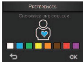 PREFERENCES CHOISISSEZ UNE COULEUR