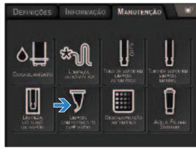 KRUPS ESPRESSERIA EA9000 - Menu "Manutenção" - 10