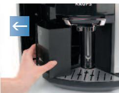 KRUPS ESPRESSERIA EA9000 - ■ Vaciar el recogedor de desechos de café - 2