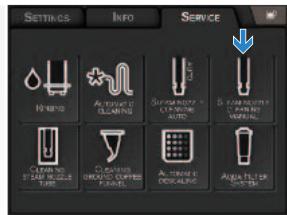 KRUPS ESPRESSERIA EA9000 - Maintenance menu - 3