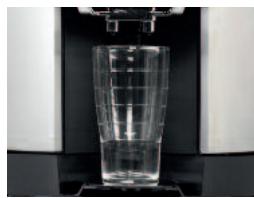 KRUPS ESPRESSERIA EA9000 - If using a mug: Caffe latte glass\* without the small drip tray - 1