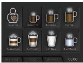 KRUPS ESPRESSERIA EA9000 - "FAVOURITES" MENU - 2