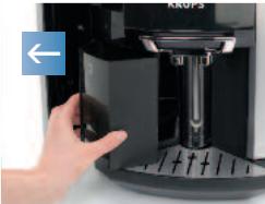 KRUPS ESPRESSERIA EA9000 - Esvaziar o colector de resíduos de café - 2