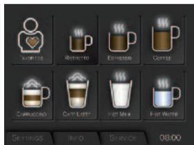 KRUPS ESPRESSERIA EA9000 - Hot milk with frothing - 1