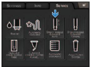 KRUPS ESPRESSERIA EA9000 - Maintenance menu - 1