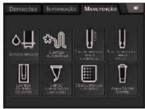 KRUPS ESPRESSERIA EA9000 - Menu "Manutenção" - 13