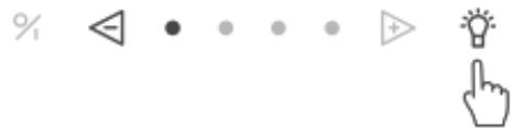 NOVY FLAT'LINE 7612  -  FLAT'LINE 7642 -  FLATLINE 7450 -  FLATLINE 7600 -  FLATLINE 7605 -  FLATLINE 7610 -  FLATLINE 7615 -  FLATLINE 7645 -  FLATLINE 7650 -  FLATLINE 7655 -  FLATLINE 7660 - Turning the lighting on and off - 1