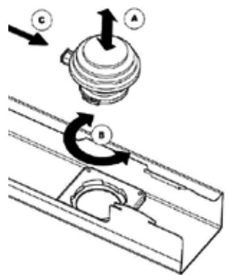 NOVY FLAT'LINE 7612  -  FLAT'LINE 7642 -  FLATLINE 7450 -  FLATLINE 7600 -  FLATLINE 7605 -  FLATLINE 7610 -  FLATLINE 7615 -  FLATLINE 7645 -  FLATLINE 7650 -  FLATLINE 7655 -  FLATLINE 7660 - itting the new LED light - 1