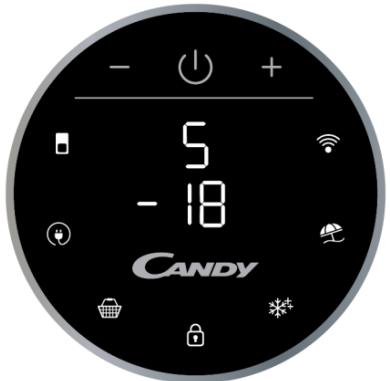 CANDY CCBF6182WFH - Vertikales Display - 2
