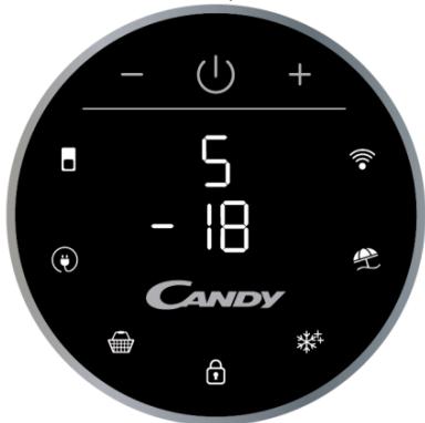 CANDY CCBF6182WFH - OKRUHLY DISPLEJ - 1