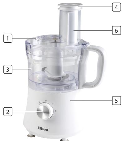 TRISTAR MX-4168 - PARTS DESCRIPTION - 1