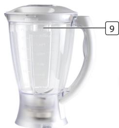 TRISTAR MX-4168 - DESCRIÇÃO DOS COMPONENTES - 1