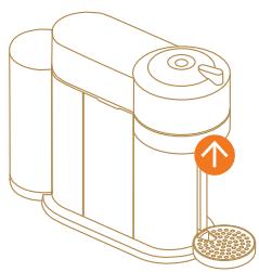 KRUPS NESPRESSO VERTUO NEXT XN910 - OPEN/CLOSE - 2