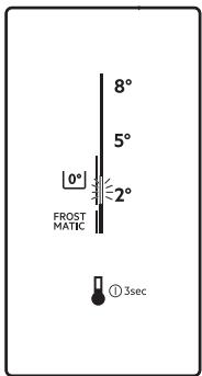 AEG-ELECTROLUX RCB63726OX - Ställa in temperature till 0^ i LongFresh 0^ -facket - 2