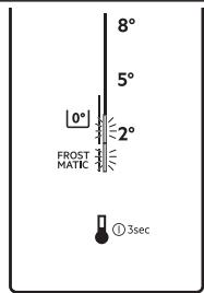 AEG-ELECTROLUX RCB63726OX - Osaston LongFresh 0^ Iampötilan asettaminen 0 ^ C :seen - 1