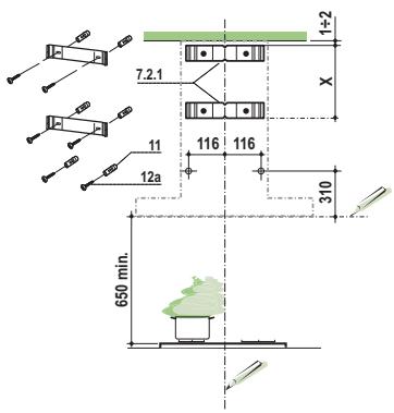 FRANKE LINE FLI 625 - LINE FLI 905 XS - Encombrement - 5