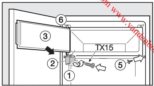 MIELE K34122I - Porte du compartiment de congélation - 3