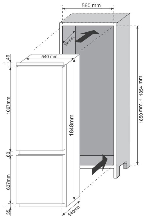 CANDY CC250 - ABMESSUNGEN - 2