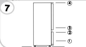 CANDY CC250 - INVERSER LE SENS D'OUVERTURE DES PORTES - 6