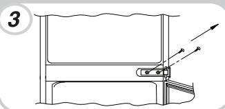 CANDY CC250 - INVERSER LE SENS D'OUVERTURE DES PORTES - 5