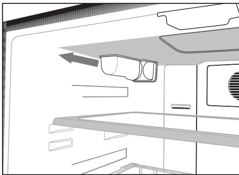 BEKO GNE60530X - Fixation du filtre externe au mur (en option) - 11