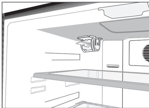 BEKO GNE60530X - Fixation du filtre externe au mur (en option) - 12