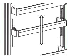 AIRLUX ARI301CA - Adjustable Door Shelf - 2