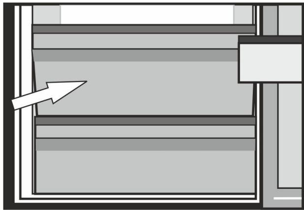 BEKO RCNA366I30ZXR - Compartment for keeping perishable food (low temperature /-2 ^0 C - +3 ^0 C). - 1