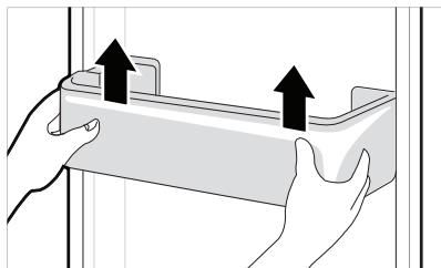 LG GBP32DSKZN - De mand van de koelkastdeur verwijderen - 1