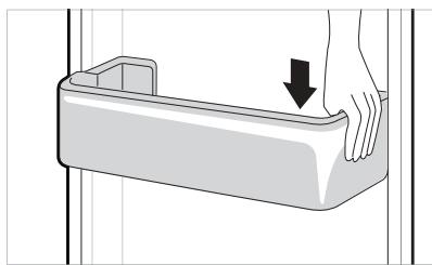 LG GBP32DSKZN - Ponovna namestitev vratnega predala hladilnika - 1
