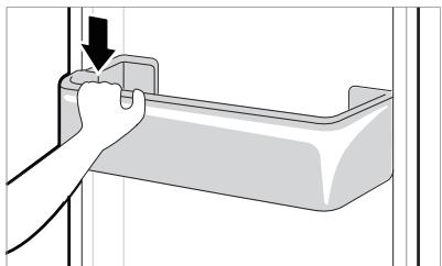 LG GBP32DSKZN - De mand van de koelkastdeur terugplaatsen - 2