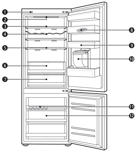 LG GBP32DSKZN - Parts and Functions - 1