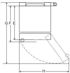 LG GBP32DSKZN - Përmasat dhe Distancat - 2